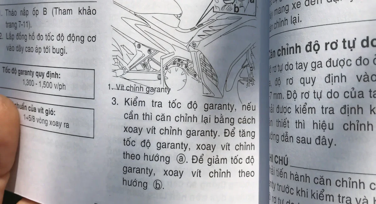 Bước 1: Xác định dấu hiệu garanti chưa chuẩn