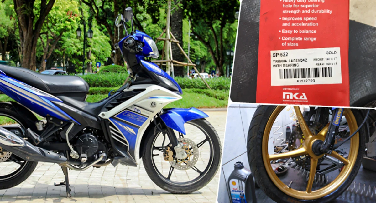 Chi Tiết Mâm Xe Exciter 135 Chính Hãng Giá Siêu Hời 💢